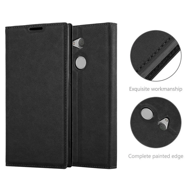 Cadorabo Hülle kompatibel mit Sony Xperia XA2 ULTRA Schutzhülle mit Magnetverschluss, Standfunktion und Kartenfach