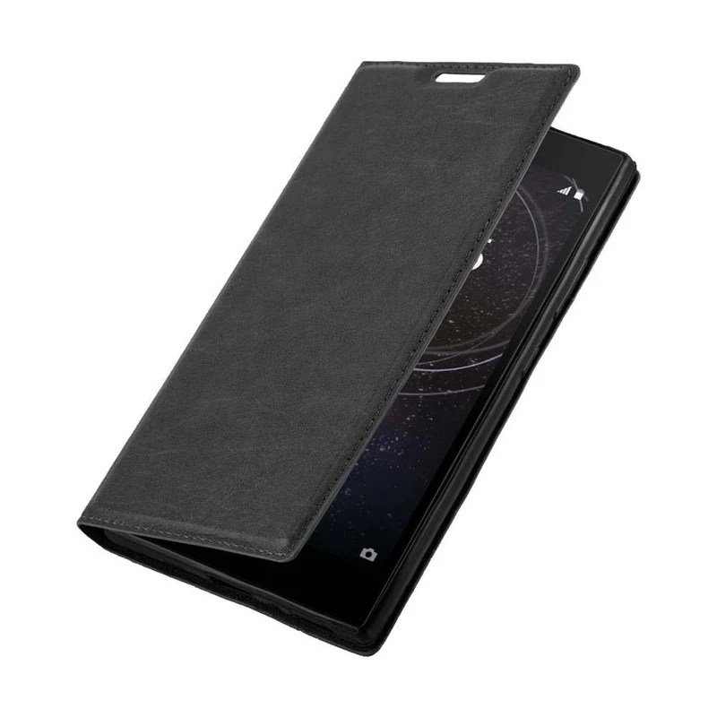 Cadorabo Hülle kompatibel mit Sony Xperia L2 Schutzhülle mit Magnetverschluss, Standfunktion und Kartenfach