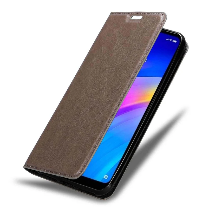 Cadorabo Hülle kompatibel mit Xiaomi RedMi 7 Schutzhülle mit Magnetverschluss, Standfunktion und Kartenfach