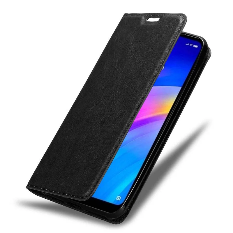 Cadorabo Hülle kompatibel mit Xiaomi RedMi 7 Schutzhülle mit Magnetverschluss, Standfunktion und Kartenfach