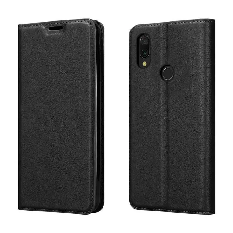Cadorabo Hülle kompatibel mit Xiaomi RedMi 7 Schutzhülle mit Magnetverschluss, Standfunktion und Kartenfach