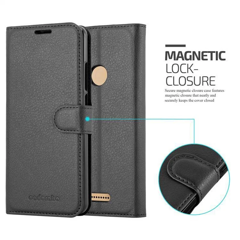 Cadorabo Hülle kompatibel mit WIKO VIEW MAX Schutzhülle mit Magnetverschluss, Standfunktion und Kartenfach