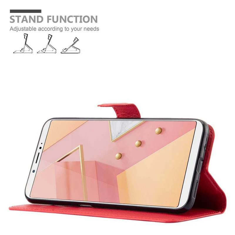 Cadorabo Hülle kompatibel mit ZTE Nubia N3 Schutzhülle mit Magnetverschluss, Standfunktion und Kartenfach