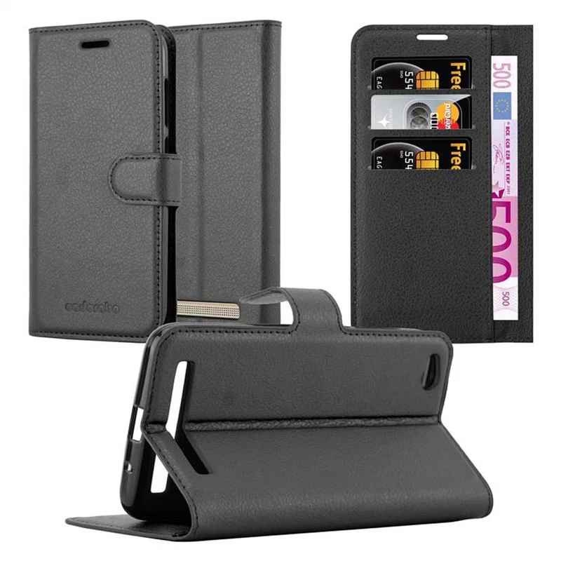 Cadorabo Hülle kompatibel mit Xiaomi RedMi 5A Schutzhülle mit Magnetverschluss, Standfunktion und Kartenfach