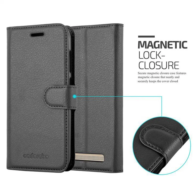 Cadorabo Hülle kompatibel mit Xiaomi RedMi 5A Schutzhülle mit Magnetverschluss, Standfunktion und Kartenfach