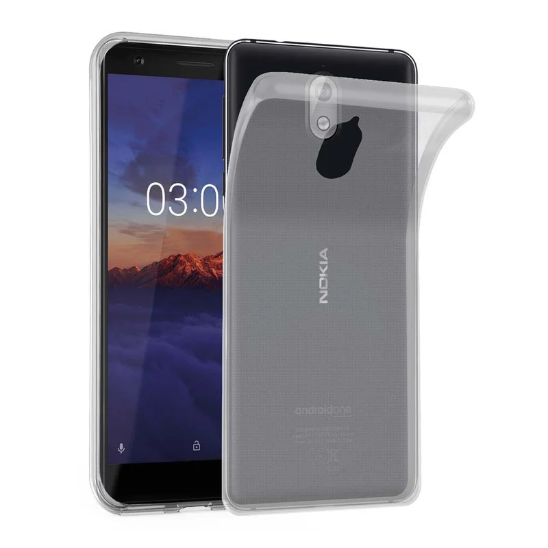 Cadorabo Hülle kompatibel mit Nokia 3,1 Schutzhülle aus flexiblem TPU Silikon