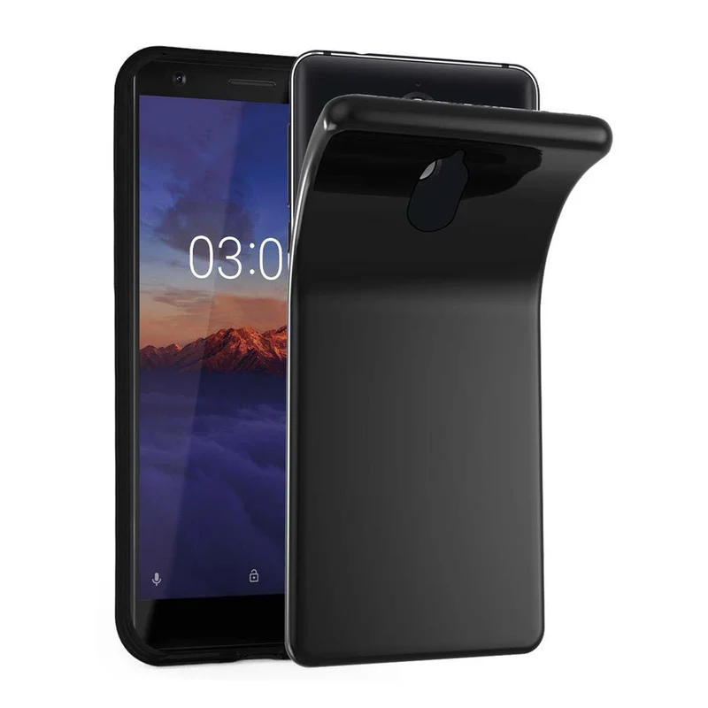Cadorabo Hülle kompatibel mit Nokia 3,1 Schutzhülle aus flexiblem TPU Silikon