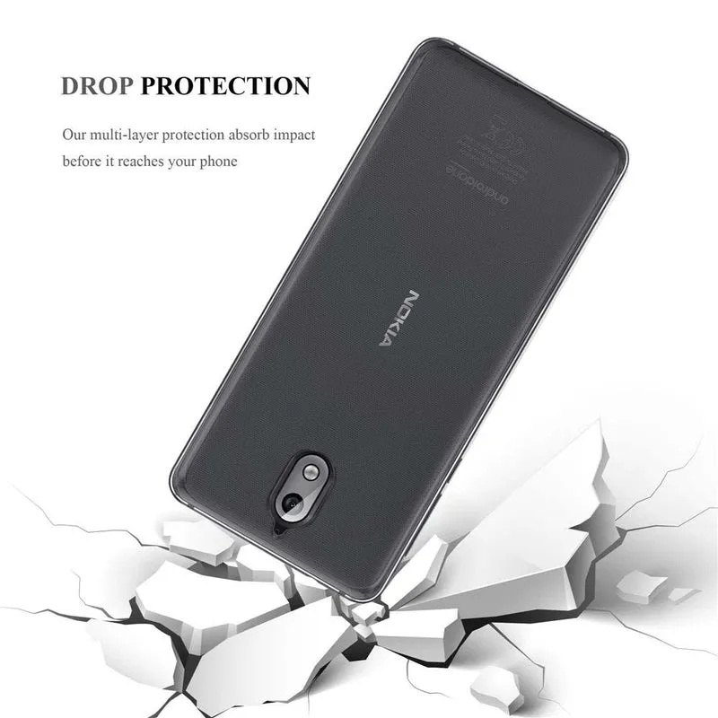 Cadorabo Hülle kompatibel mit Nokia 3,1 Schutzhülle aus flexiblem TPU Silikon