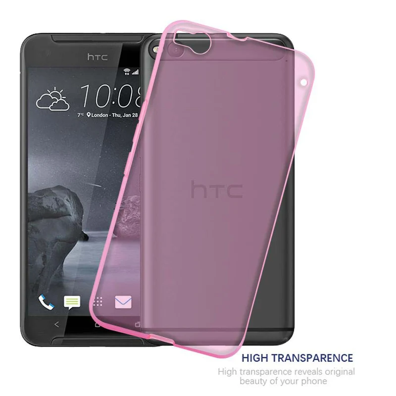 Cadorabo Hülle kompatibel mit HTC ONE X9 Schutzhülle aus flexiblem TPU Silikon