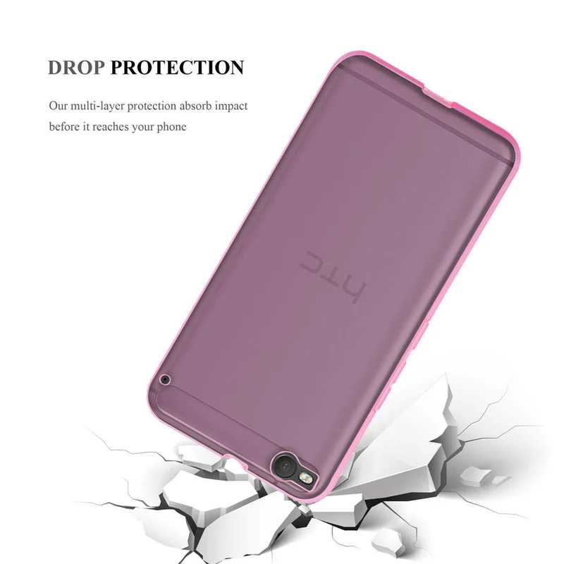 Cadorabo Hülle kompatibel mit HTC ONE X9 Schutzhülle aus flexiblem TPU Silikon