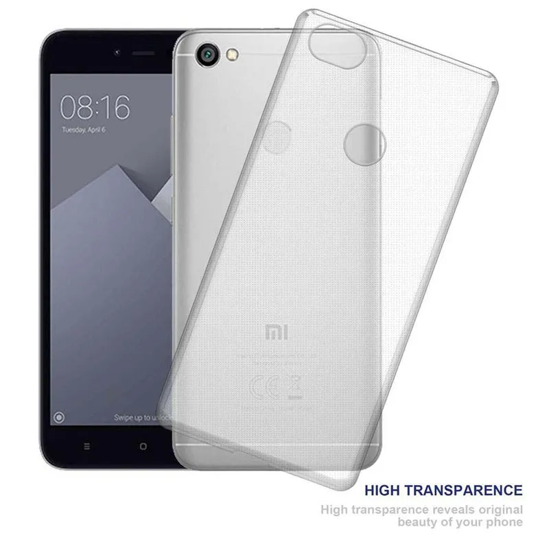 Cadorabo Hülle kompatibel mit Xiaomi RedMi NOTE 5A Schutzhülle aus flexiblem TPU Silikon