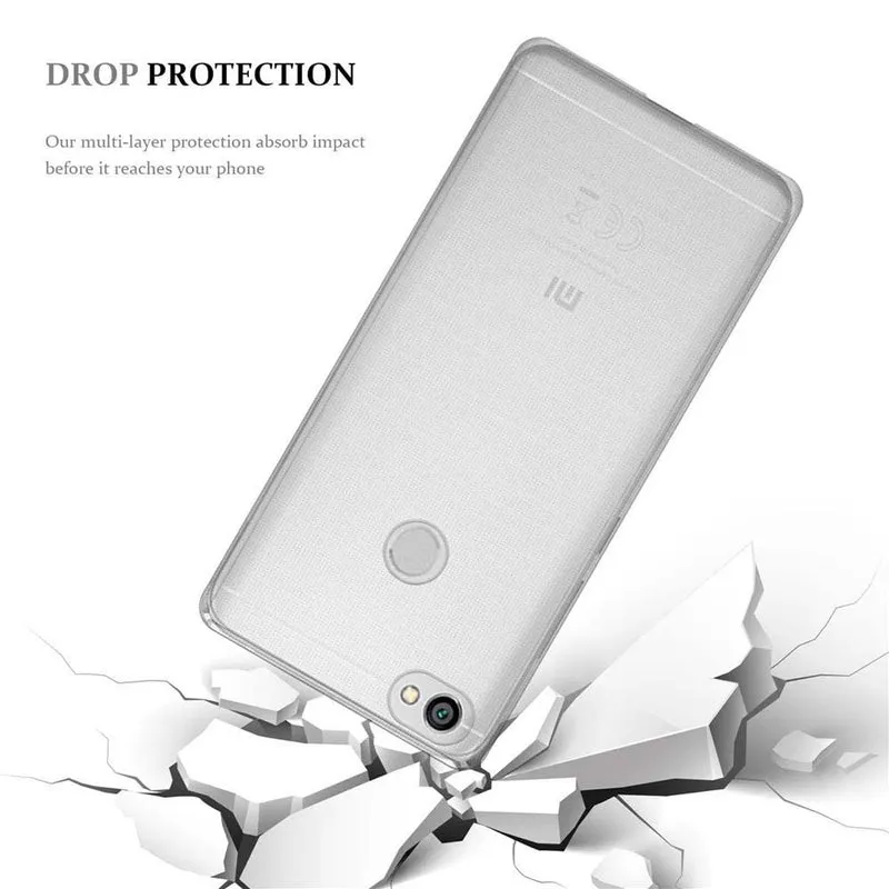 Cadorabo Hülle kompatibel mit Xiaomi RedMi NOTE 5A Schutzhülle aus flexiblem TPU Silikon