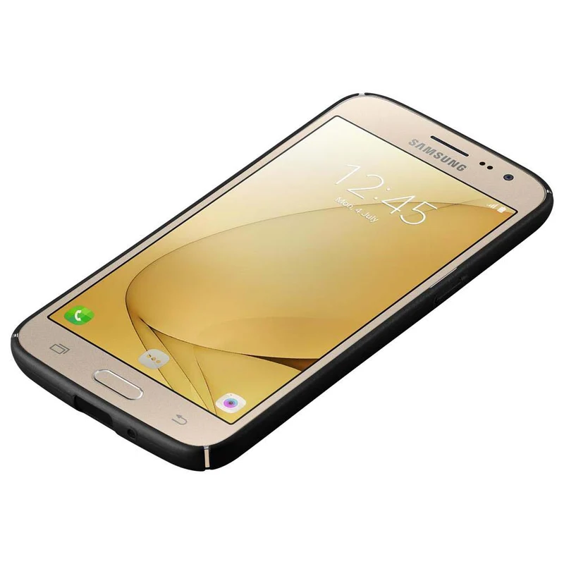 Cadorabo Hülle kompatibel mit Samsung Galaxy J2 2016 Hard Case Schutzhülle in Metall Optik gegen Kratzer und Stöße