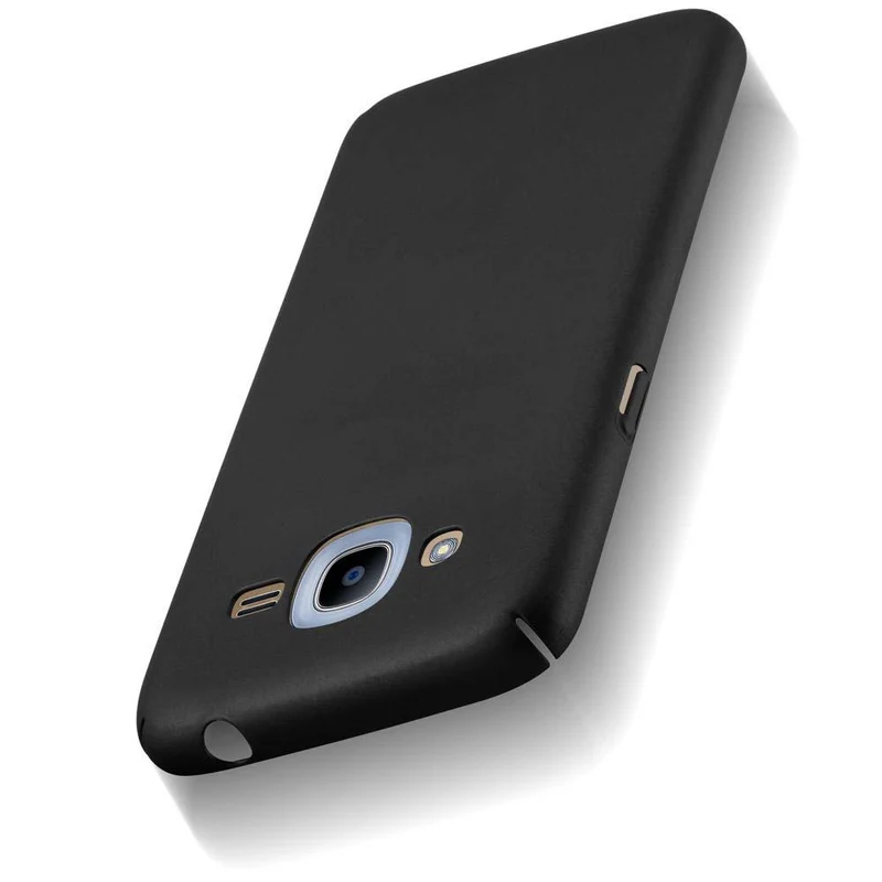 Cadorabo Hülle kompatibel mit Samsung Galaxy J2 2016 Hard Case Schutzhülle in Metall Optik gegen Kratzer und Stöße