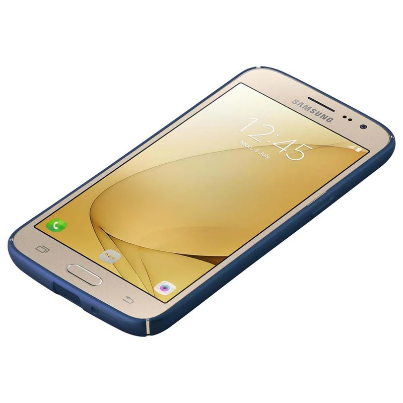Cadorabo Hülle kompatibel mit Samsung Galaxy J2 2016 Hard Case Schutzhülle in Metall Optik gegen Kratzer und Stöße