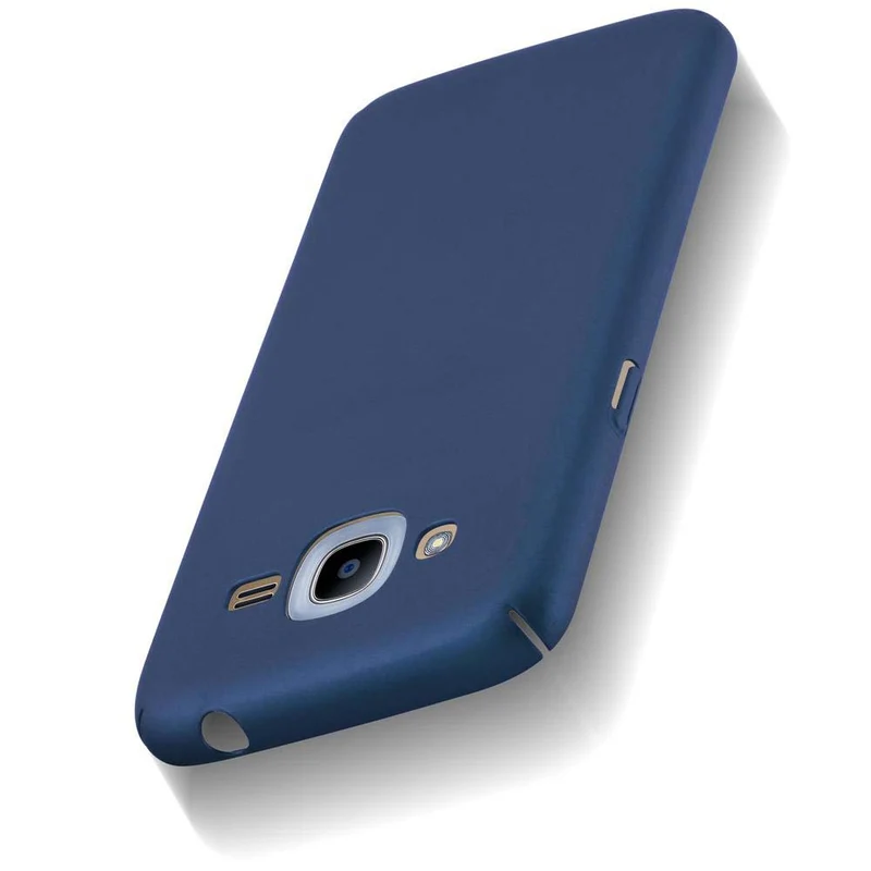 Cadorabo Hülle kompatibel mit Samsung Galaxy J2 2016 Hard Case Schutzhülle in Metall Optik gegen Kratzer und Stöße