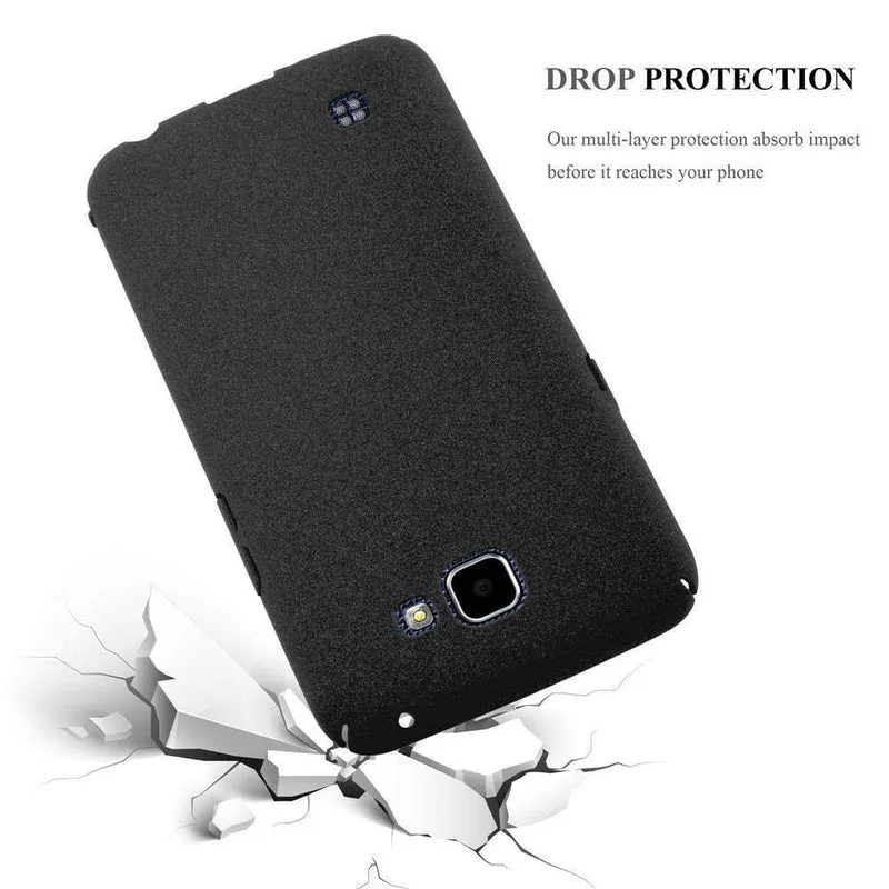 Cadorabo Hülle kompatibel mit LG K4 2016 Hard Case Schutzhülle in Frosted Optik gegen Kratzer und Stöße