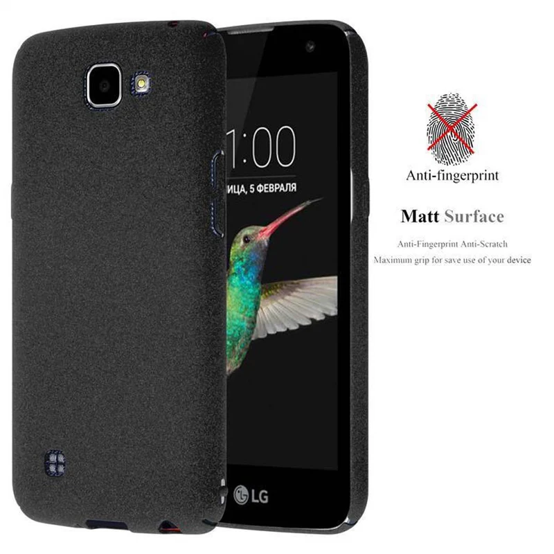 Cadorabo Hülle kompatibel mit LG K4 2016 Hard Case Schutzhülle in Frosted Optik gegen Kratzer und Stöße
