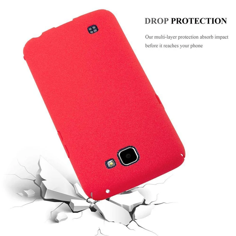 Cadorabo Hülle kompatibel mit LG K4 2016 Hard Case Schutzhülle in Frosted Optik gegen Kratzer und Stöße