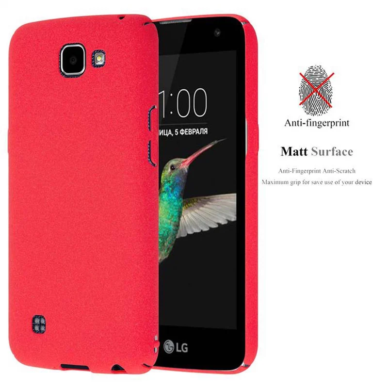 Cadorabo Hülle kompatibel mit LG K4 2016 Hard Case Schutzhülle in Frosted Optik gegen Kratzer und Stöße
