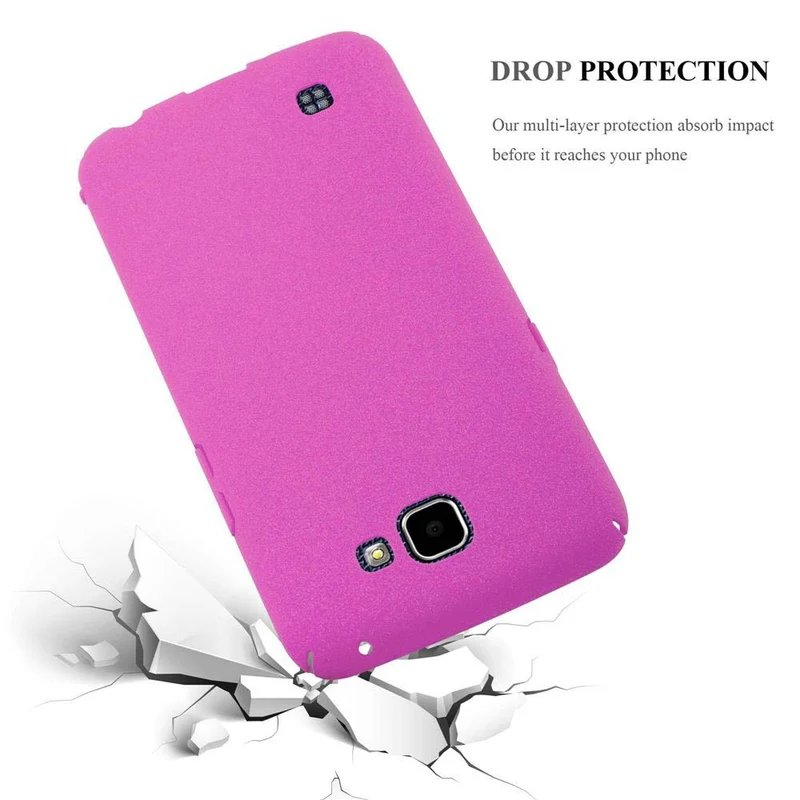 Cadorabo Hülle kompatibel mit LG K4 2016 Hard Case Schutzhülle in Frosted Optik gegen Kratzer und Stöße