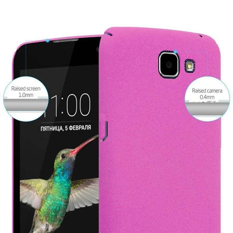 Cadorabo Hülle kompatibel mit LG K4 2016 Hard Case Schutzhülle in Frosted Optik gegen Kratzer und Stöße