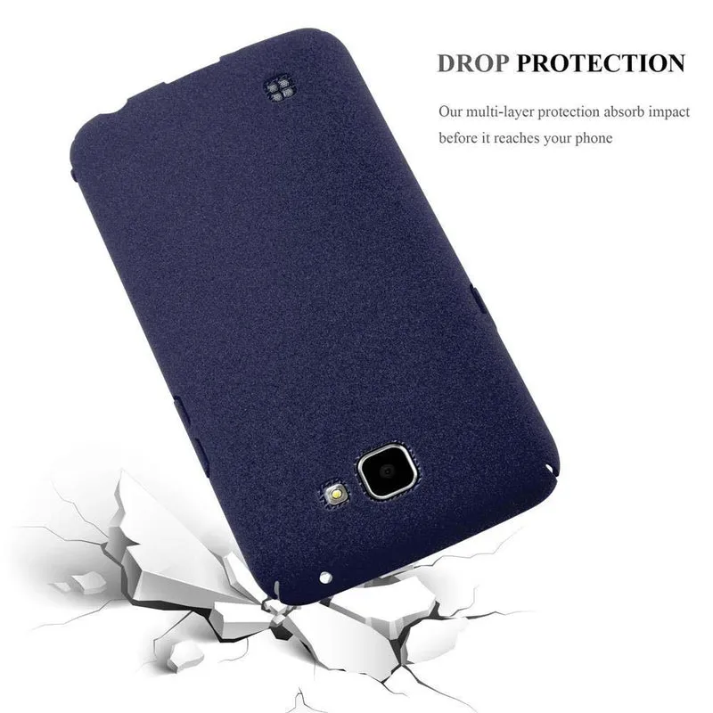 Cadorabo Hülle kompatibel mit LG K4 2016 Hard Case Schutzhülle in Frosted Optik gegen Kratzer und Stöße