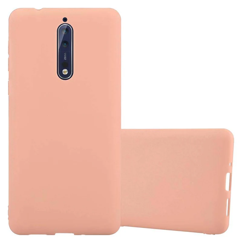 Cadorabo Hülle kompatibel mit Nokia 8 2017 Schutzhülle aus flexiblem TPU Silikon