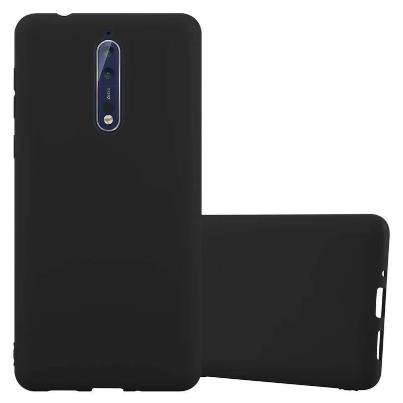 Cadorabo Hülle kompatibel mit Nokia 8 2017 Schutzhülle aus flexiblem TPU Silikon