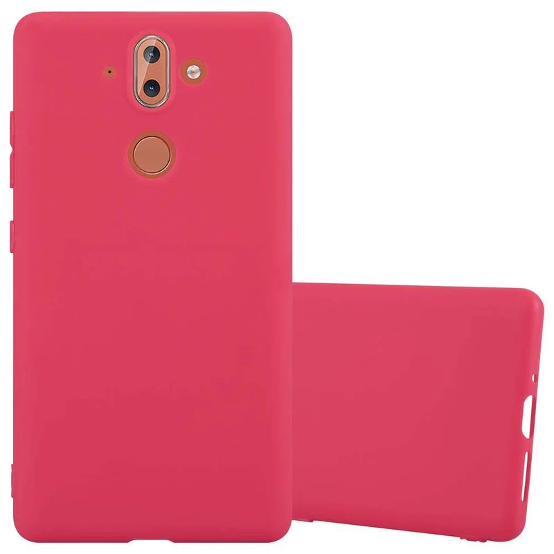Cadorabo Hülle kompatibel mit Nokia 8 Sirocco Schutzhülle aus flexiblem TPU Silikon