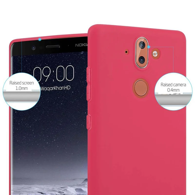 Cadorabo Hülle kompatibel mit Nokia 8 Sirocco Schutzhülle aus flexiblem TPU Silikon