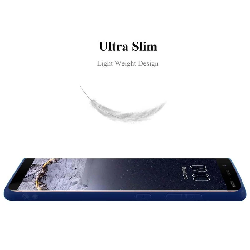 Cadorabo Hülle kompatibel mit Nokia 8 Sirocco Schutzhülle aus flexiblem TPU Silikon