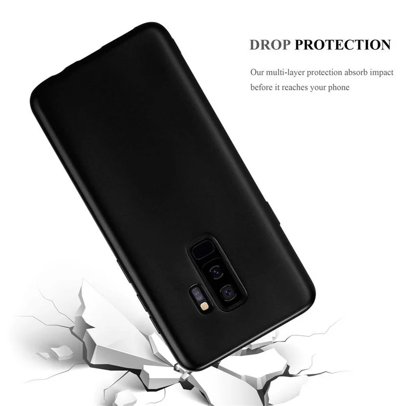 Cadorabo Hülle kompatibel mit Samsung Galaxy S9 PLUS Schutzhülle aus flexiblem TPU Silikon