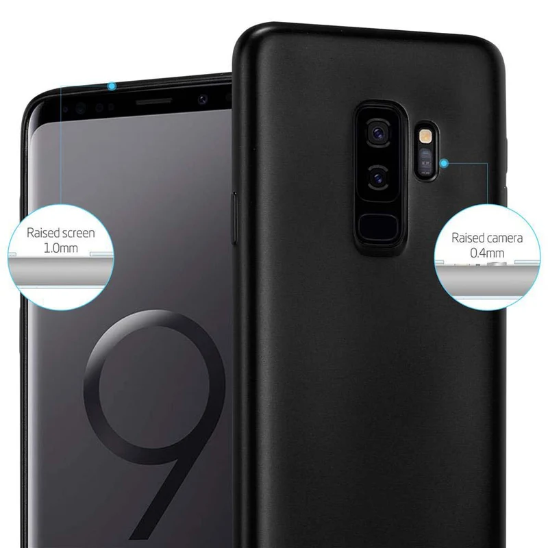Cadorabo Hülle kompatibel mit Samsung Galaxy S9 PLUS Schutzhülle aus flexiblem TPU Silikon