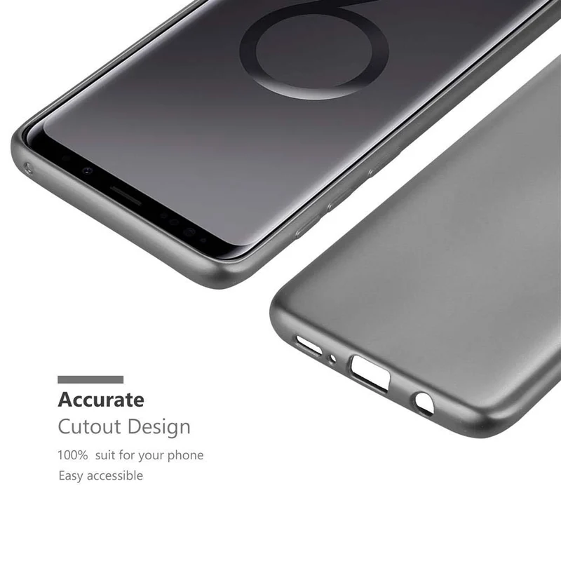 Cadorabo Hülle kompatibel mit Samsung Galaxy S9 PLUS Schutzhülle aus flexiblem TPU Silikon