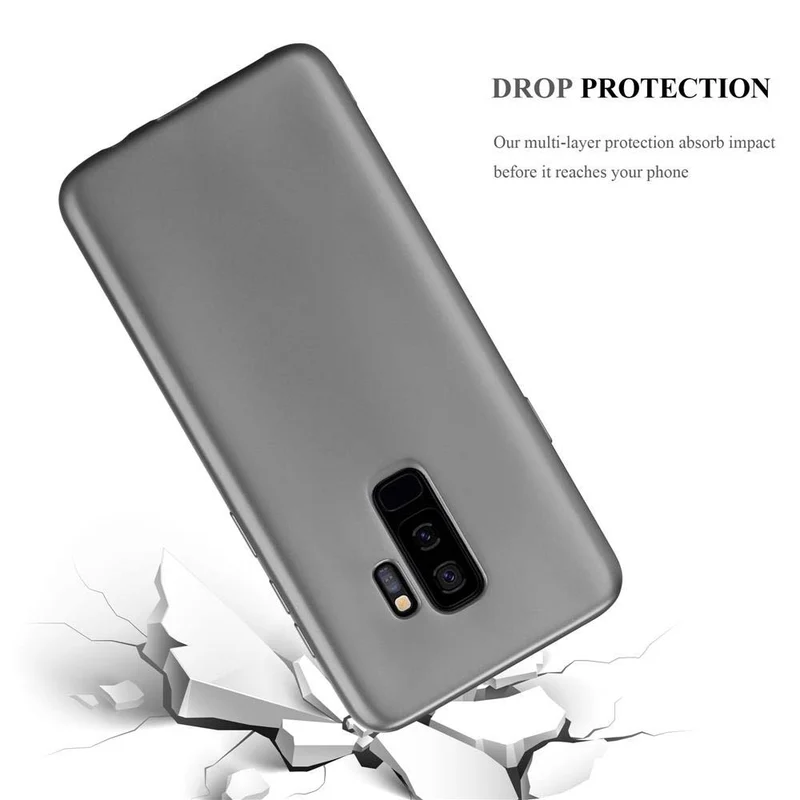 Cadorabo Hülle kompatibel mit Samsung Galaxy S9 PLUS Schutzhülle aus flexiblem TPU Silikon
