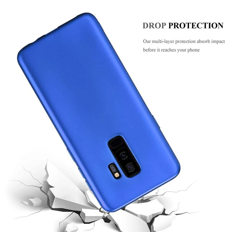 Cadorabo Hülle kompatibel mit Samsung Galaxy S9 PLUS Schutzhülle aus flexiblem TPU Silikon
