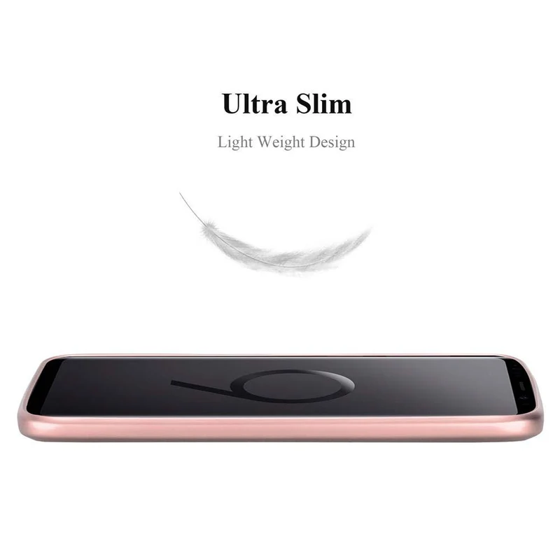 Cadorabo Hülle kompatibel mit Samsung Galaxy S9 PLUS Schutzhülle aus flexiblem TPU Silikon
