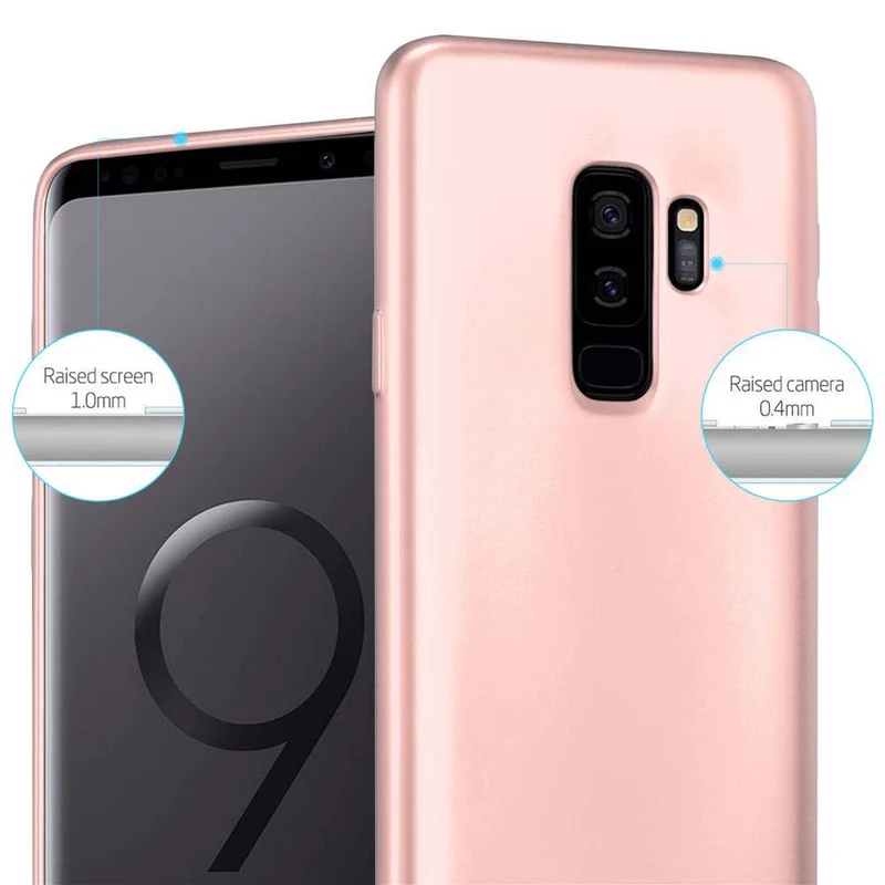 Cadorabo Hülle kompatibel mit Samsung Galaxy S9 PLUS Schutzhülle aus flexiblem TPU Silikon