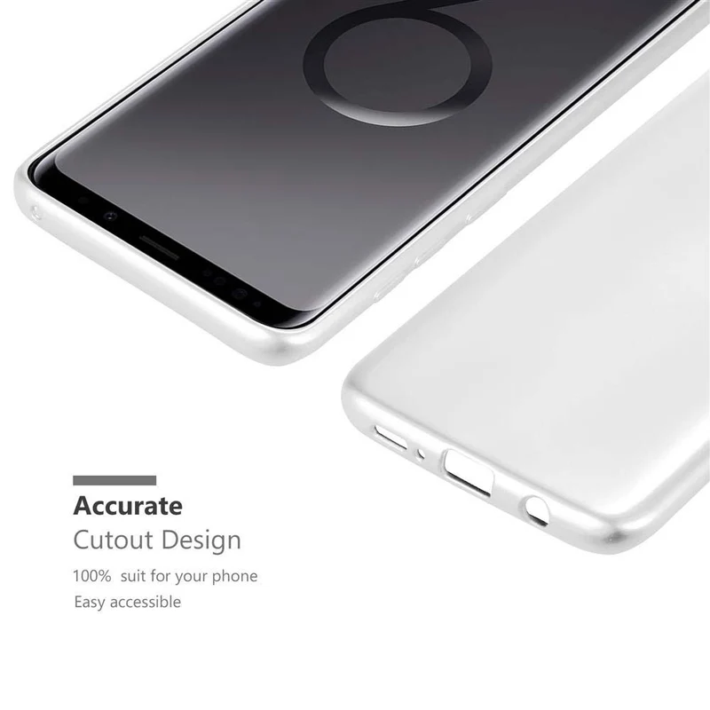 Cadorabo Hülle kompatibel mit Samsung Galaxy S9 PLUS Schutzhülle aus flexiblem TPU Silikon