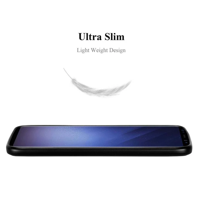 Cadorabo Hülle kompatibel mit Samsung Galaxy S9 Schutzhülle aus flexiblem TPU Silikon