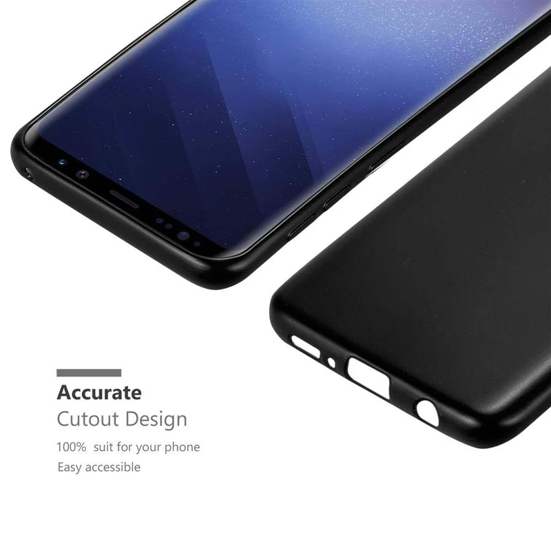 Cadorabo Hülle kompatibel mit Samsung Galaxy S9 Schutzhülle aus flexiblem TPU Silikon
