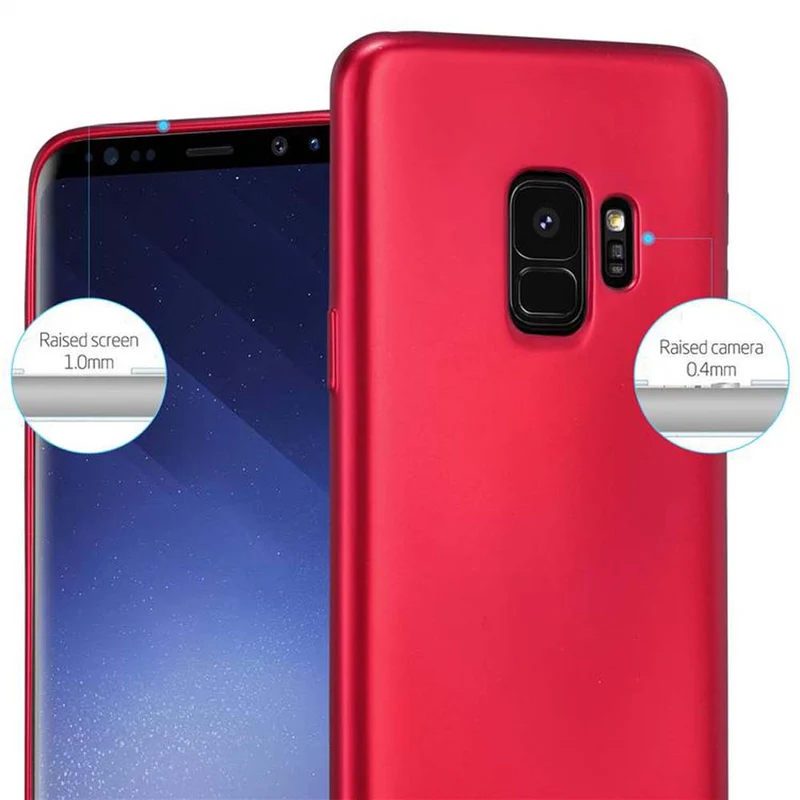 Cadorabo Hülle kompatibel mit Samsung Galaxy S9 Schutzhülle aus flexiblem TPU Silikon