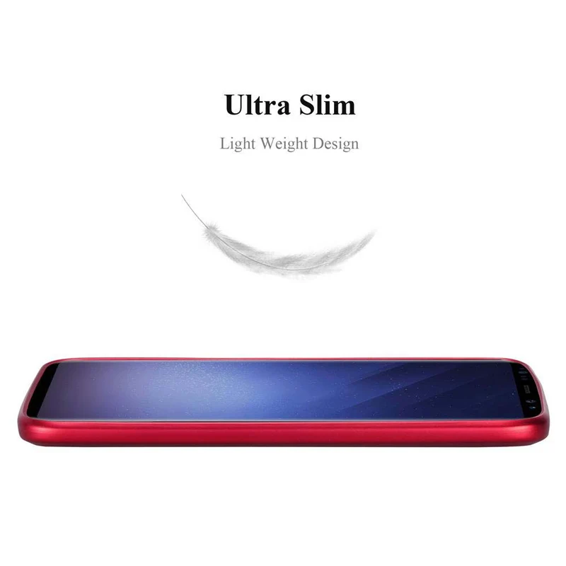 Cadorabo Hülle kompatibel mit Samsung Galaxy S9 Schutzhülle aus flexiblem TPU Silikon