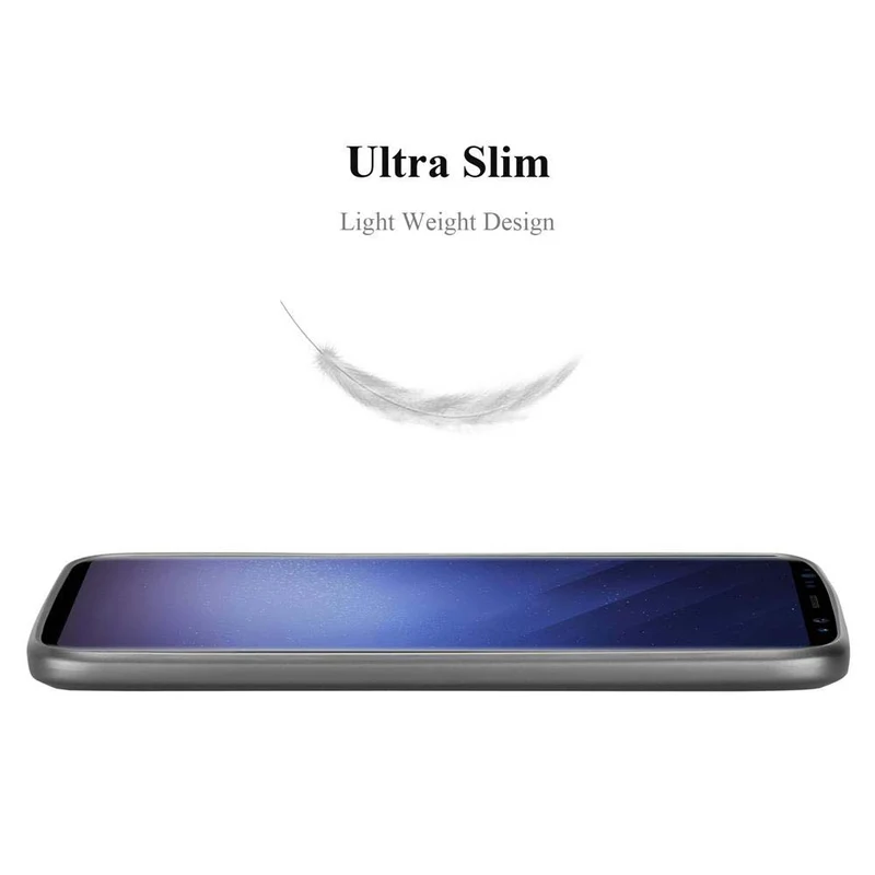 Cadorabo Hülle kompatibel mit Samsung Galaxy S9 Schutzhülle aus flexiblem TPU Silikon