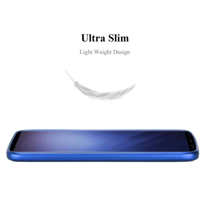 Cadorabo Hülle kompatibel mit Samsung Galaxy S9 Schutzhülle aus flexiblem TPU Silikon