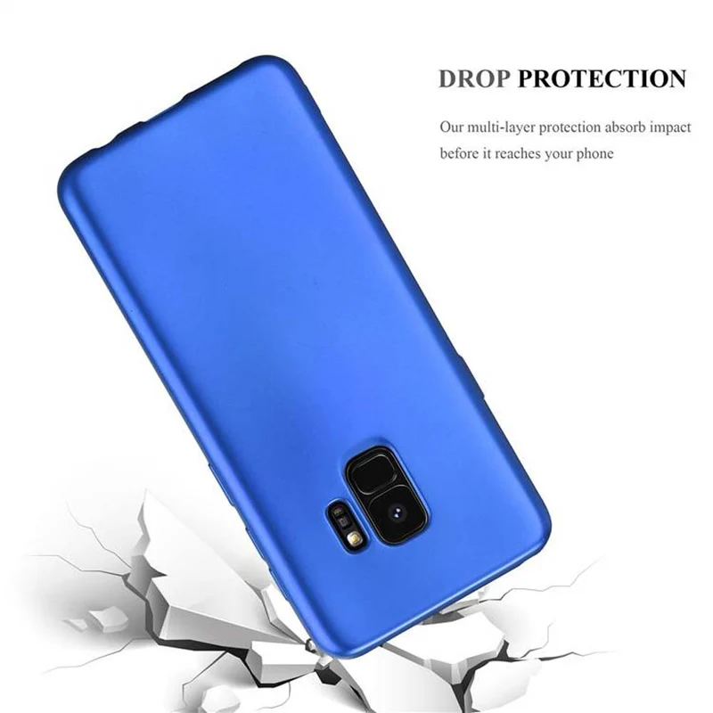 Cadorabo Hülle kompatibel mit Samsung Galaxy S9 Schutzhülle aus flexiblem TPU Silikon