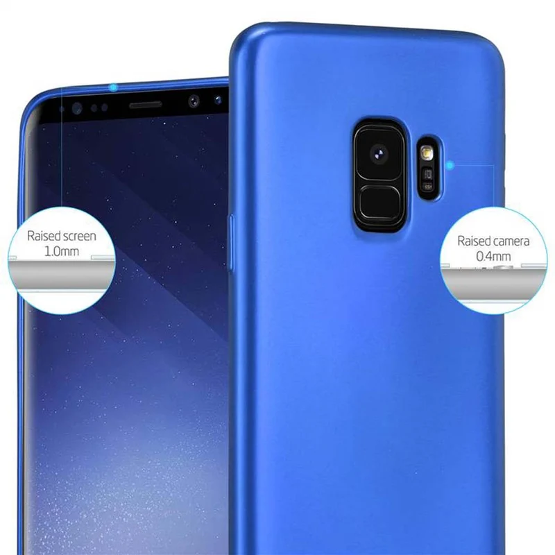Cadorabo Hülle kompatibel mit Samsung Galaxy S9 Schutzhülle aus flexiblem TPU Silikon