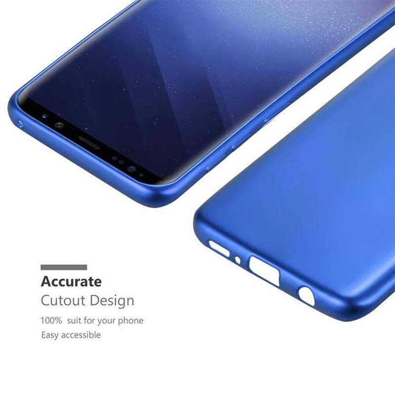 Cadorabo Hülle kompatibel mit Samsung Galaxy S9 Schutzhülle aus flexiblem TPU Silikon