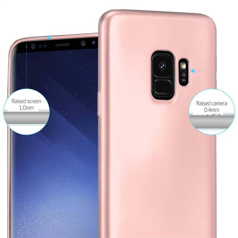 Cadorabo Hülle kompatibel mit Samsung Galaxy S9 Schutzhülle aus flexiblem TPU Silikon
